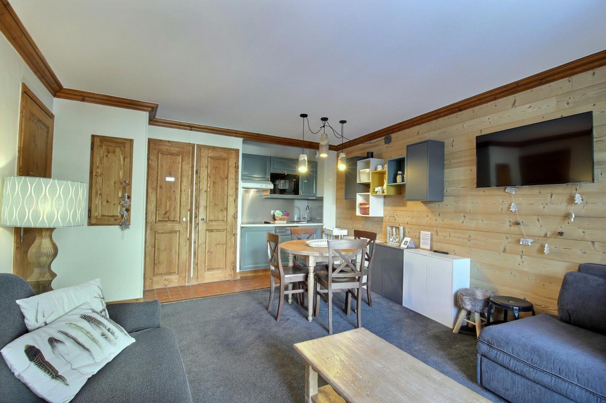 Arc 1950 - Appartement 5 Personnes - Ski Aux Pieds - Sauna, Hammam, Jacuzzi Les Arcs  ภายนอก รูปภาพ